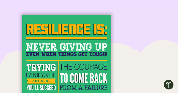 Go to Resilience Posters teaching resource