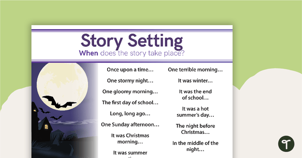 Go to Narrative Setting Prompts Posters teaching resource