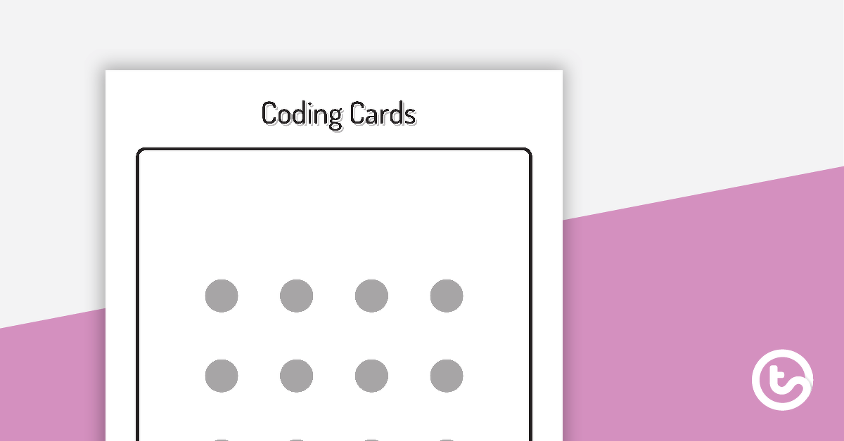 Binary Coding Cards teaching-resource