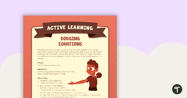 Go to Dodging Equations Active Learning teaching resource