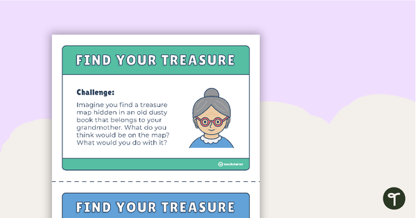 Go to Literacy Task Cards - Find Your Treasure teaching resource