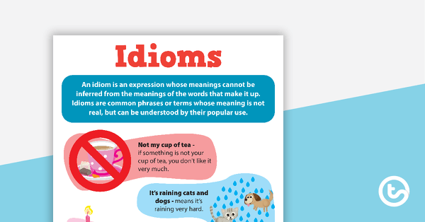 Go to Idioms Poster teaching resource