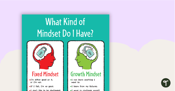 Go to Growth and Fixed Mindset Poster teaching resource