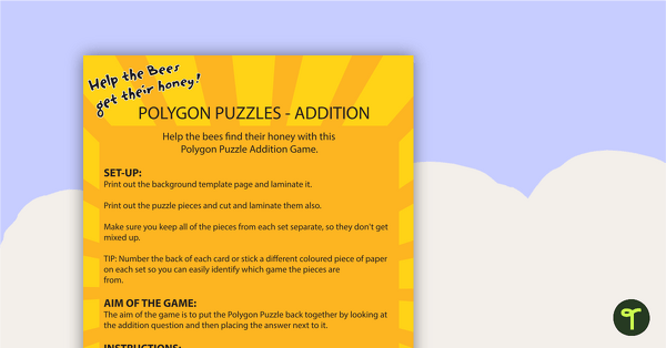 Go to Polygon Puzzles - Addition teaching resource