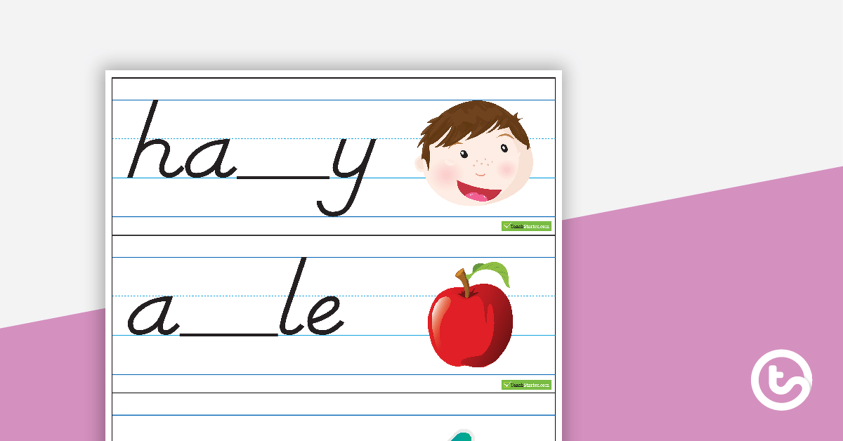 Double Letter Cards teaching-resource