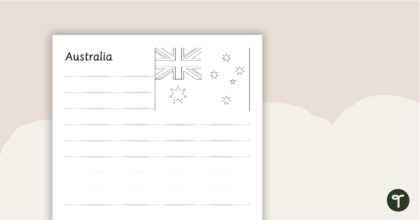 Go to Oceania Flags Worksheets - BW teaching resource