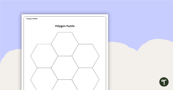 Go to Polygon Puzzle - Blank Template teaching resource