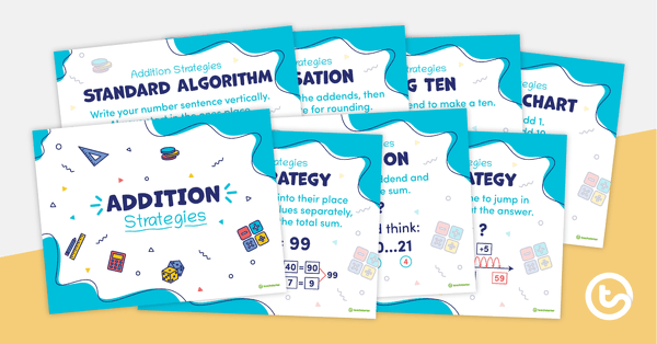 Go to Addition Strategies Posters teaching resource