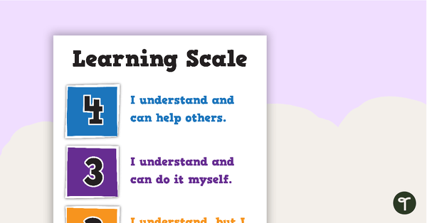 Go to Learning Scale and Self-Assessment Checklists teaching resource