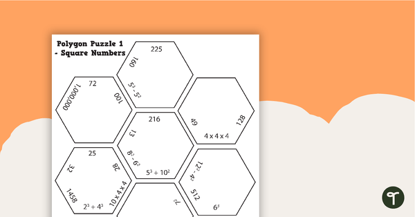 Go to Polygon Puzzle - Exponents teaching resource