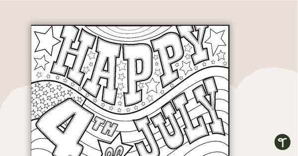 Go to Independence Day Coloring Sheets teaching resource