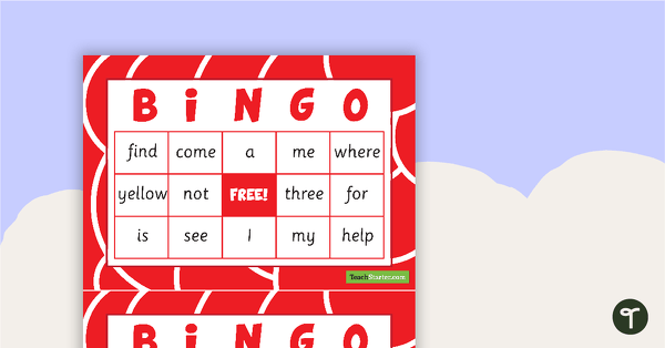 Go to Dolch Pre-Primer Sight Words Bingo teaching resource