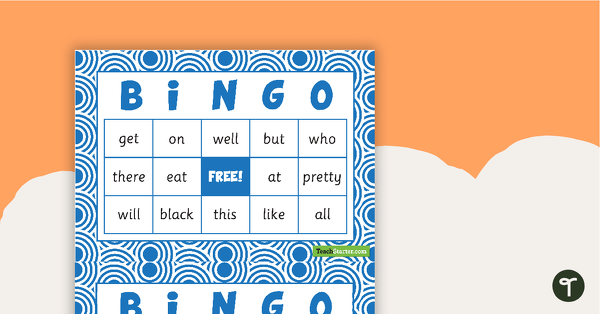 Go to Dolch Primer Sight Words Bingo teaching resource