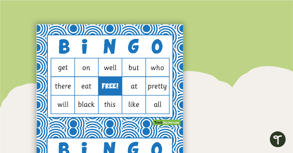 Go to Dolch Primer Sight Words Bingo teaching resource