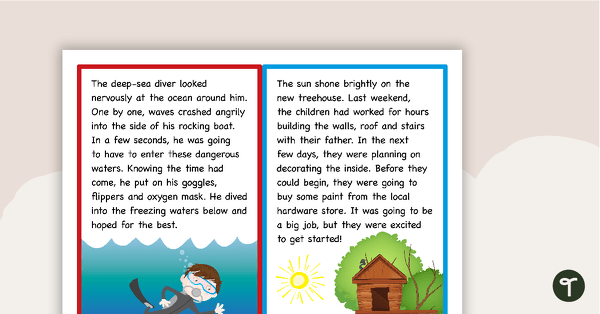 Go to Narrative Paragraphs Sequencing Activity teaching resource