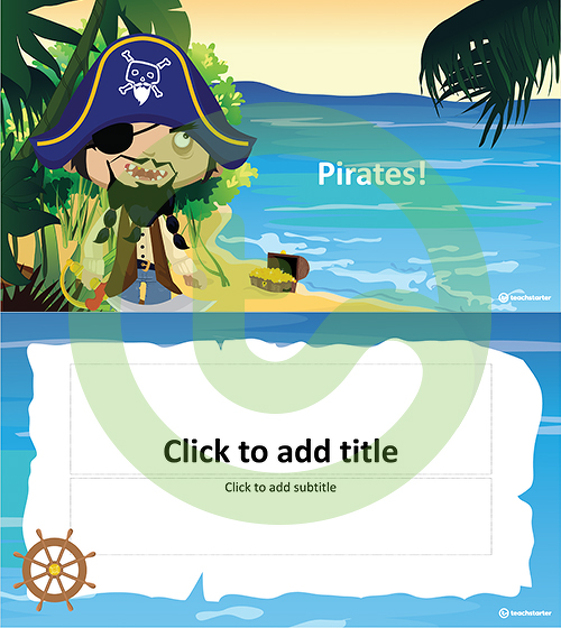 Pirates – PowerPoint Template teaching-resource