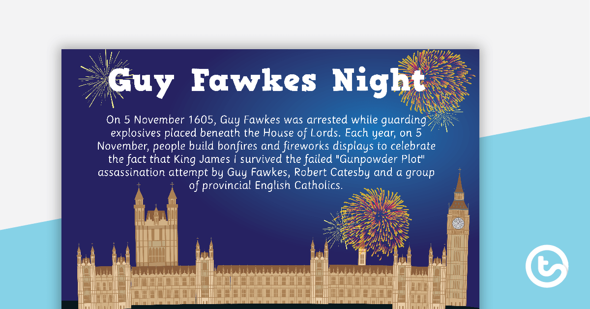 Guy Fawkes Night Poster teaching-resource