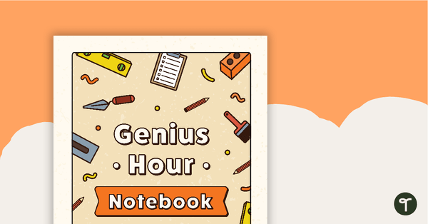 Go to Genius Hour Project Full Size Notebook Template teaching resource