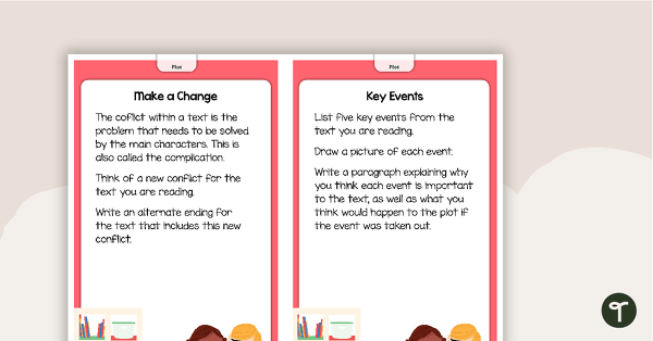 Go to Literature Task Cards teaching resource