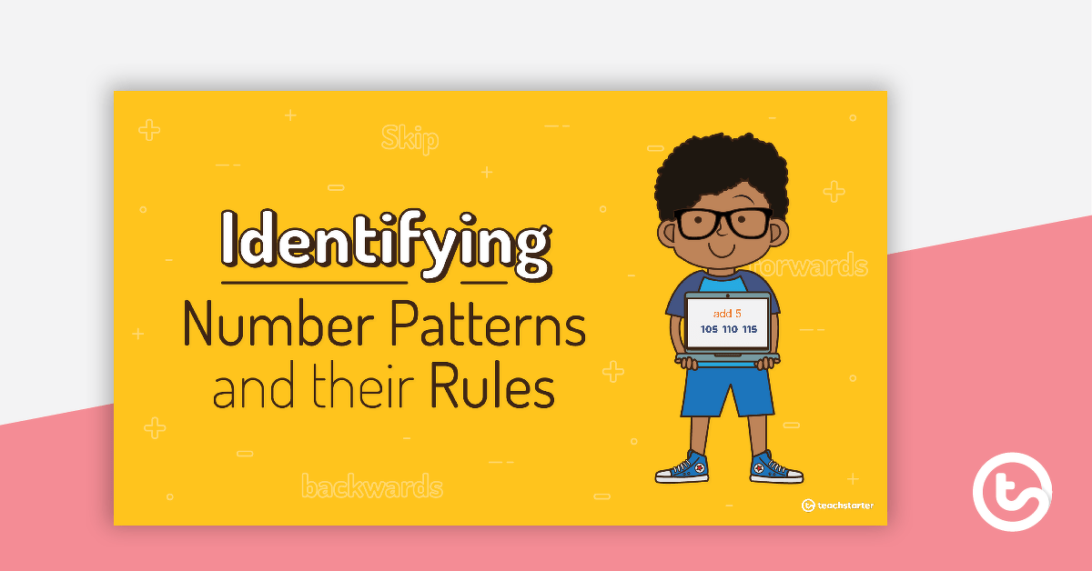 Identifying Number Patterns and their Rules - PowerPoint teaching-resource