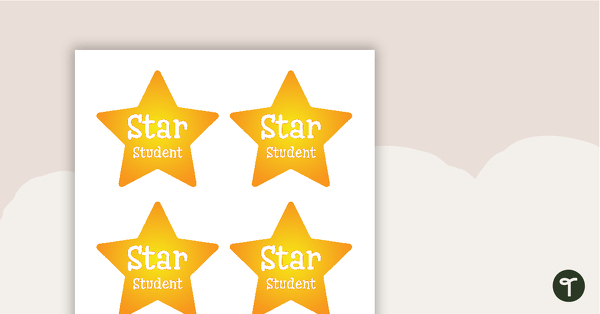 Go to Stars - Star Student Badges teaching resource