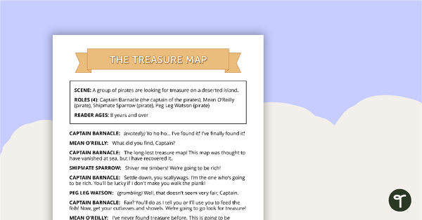 Go to Comprehension - Treasure Map teaching resource