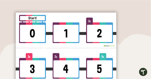 Go to Number Line to 100 - Including Multiples teaching resource