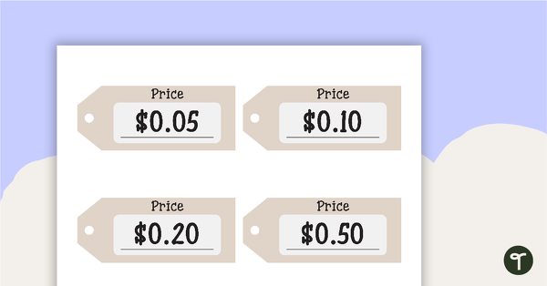 Go to Price Tags teaching resource