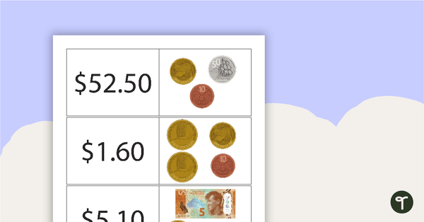 Go to Money Dominoes (New Zealand Currency) teaching resource