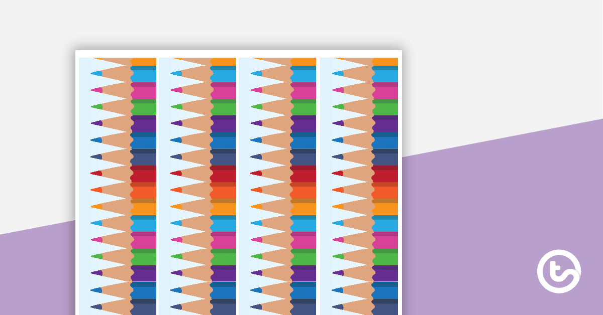 Pencils - Border Trimmers teaching-resource