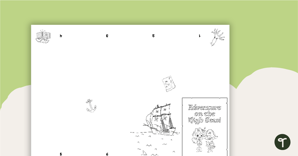 Go to Pirate-Themed Mini Storybook Template teaching resource