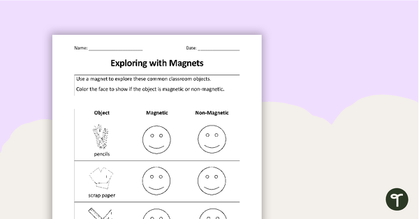 Go to Exploring Magnets Worksheets teaching resource