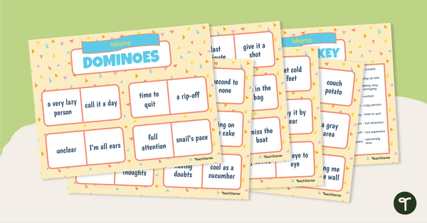 Go to Idioms Dominoes teaching resource