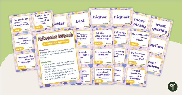 Go to Adverbs Match-Up teaching resource