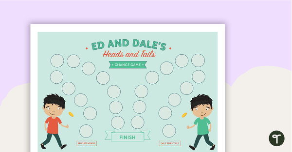 Go to Ed and Dale's Heads and Tails - Chance Game teaching resource