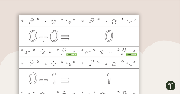 Go to Addition Up to 20 - Star Matchup Cards teaching resource