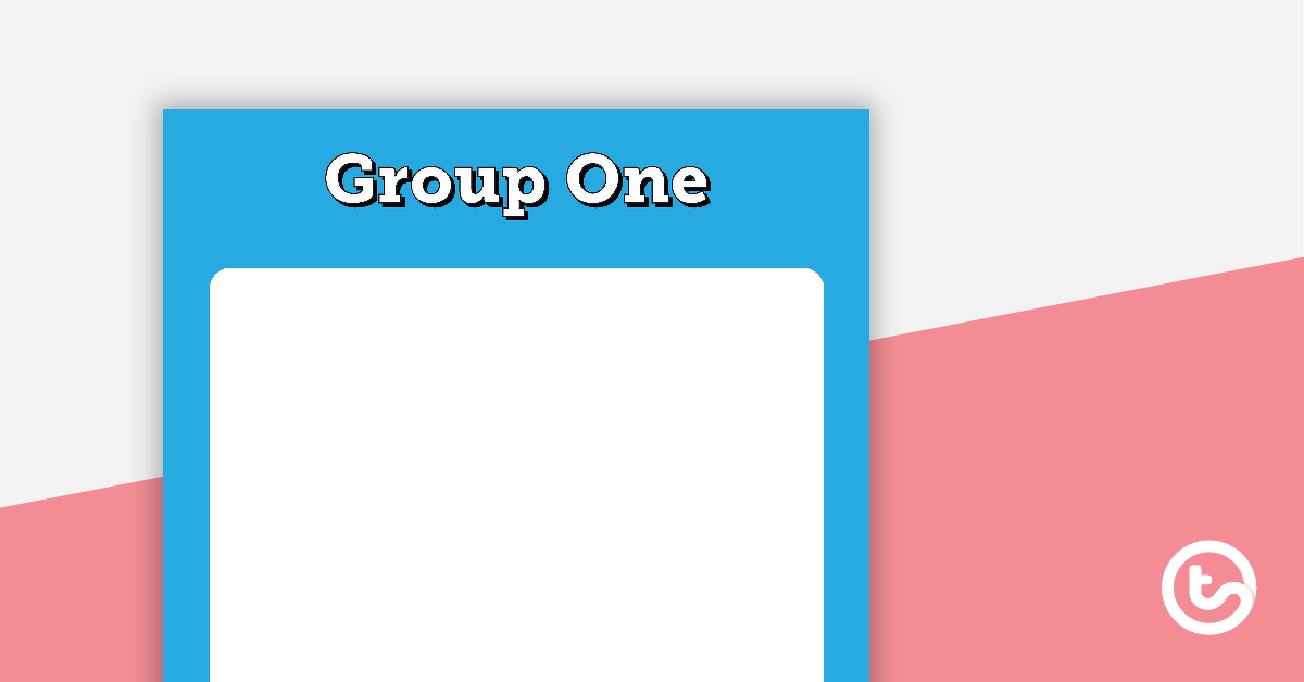 Pencils - Grouping Posters teaching-resource