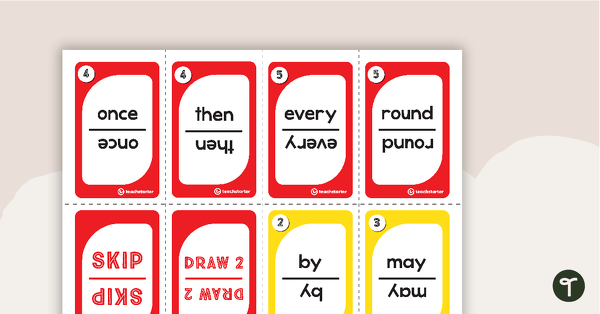 Go to Dolch Words Card Game – Classroom Game teaching resource