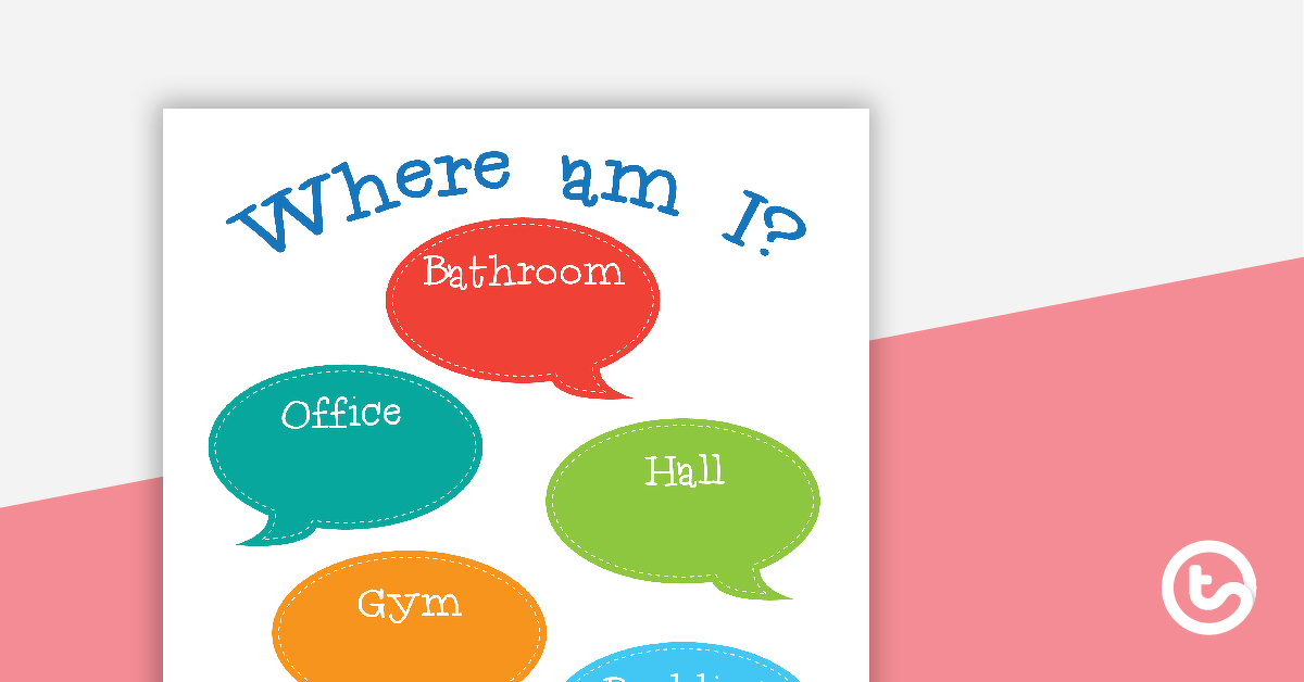 Where Am I? Poster teaching-resource