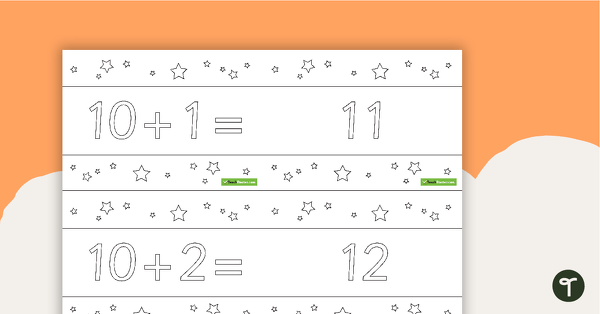 Go to 2-Digit Plus 1-Digit Addition – Star Matchup Cards teaching resource