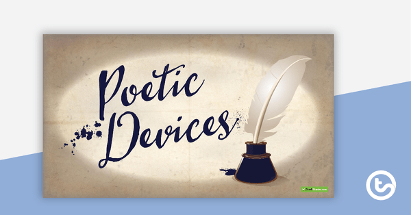 Go to Poetic Devices Teaching Slides teaching resource