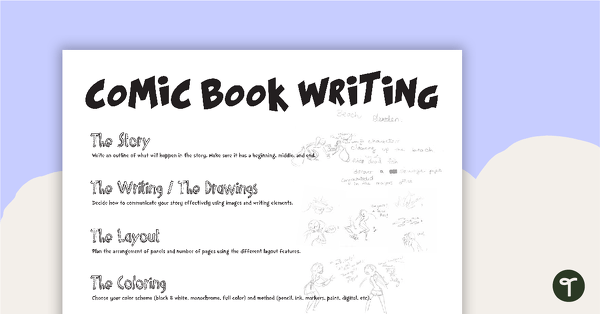 Go to Comic Book Writing Resource Pack teaching resource