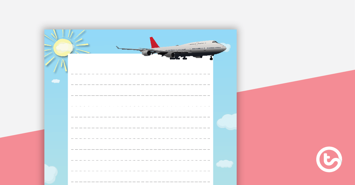 History of Flight Page Borders teaching-resource