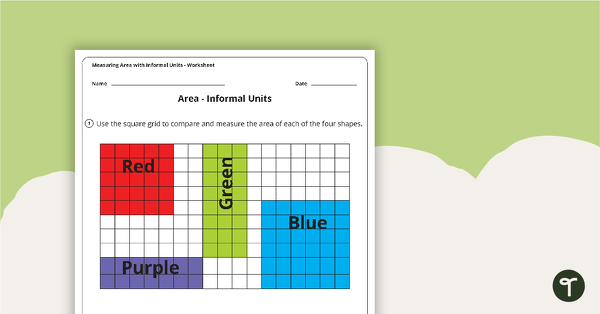 Go to Measuring Area with Informal Units teaching resource