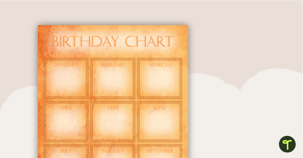 Go to Ancient Rome - Happy Birthday Chart teaching resource