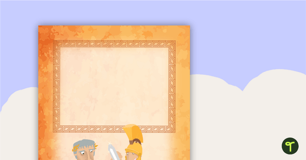 Go to Ancient Rome - Diary Cover teaching resource