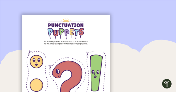 Go to Punctuation Puppets teaching resource