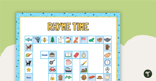 Go to Move and Rhyme - Board Game teaching resource