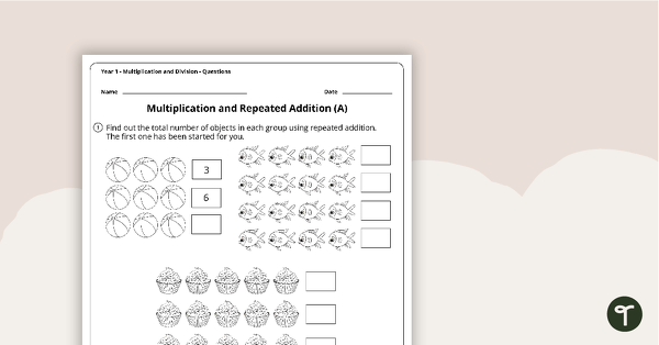 Go to Number - Multiplication and Division - Year 1 teaching resource