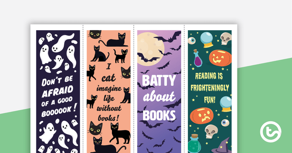 Go to Halloween Bookmarks teaching resource